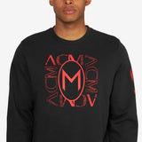 AC MILAN CREW NECK PRINTED HOODIE FOOTBALL CORE