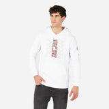 MILAN FOOTBALL CORE SWEATSHIRT WITH HOOD AND PRINT