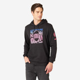 MILAN FOOTBALL CORE SWEATSHIRT WITH HOOD AND PRINT