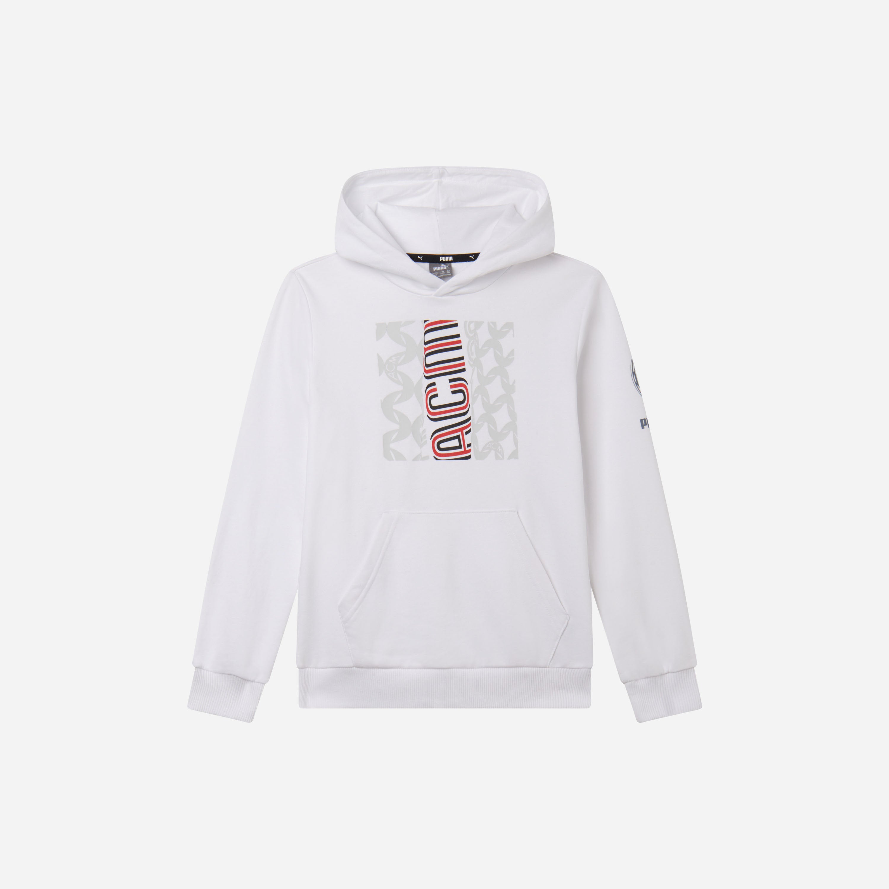 MILAN FOOTBALL CORE KIDS’ SWEATSHIRT WITH HOOD AND PRINT | AC Milan Store