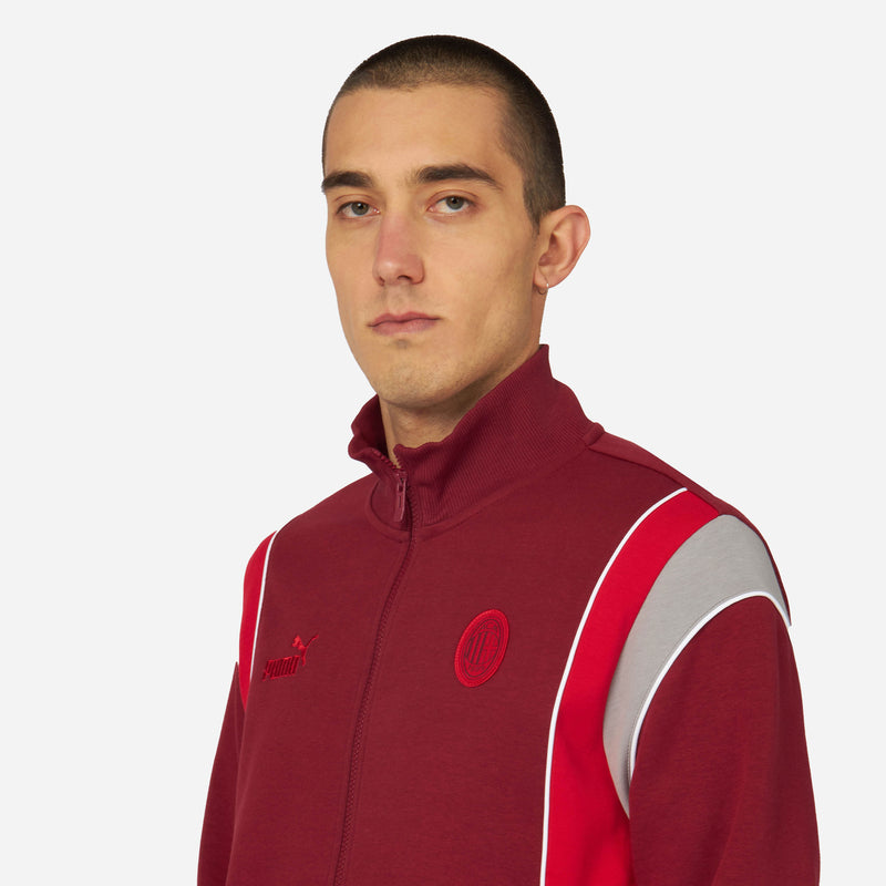 ARCHIVE AC MILAN COLLECTION ZIPPED HOODIE