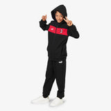 MILAN KIDS’ TRACKSUIT WITH FULLY-ZIPPERED, HOODED SWEATSHIRT AND PANTS