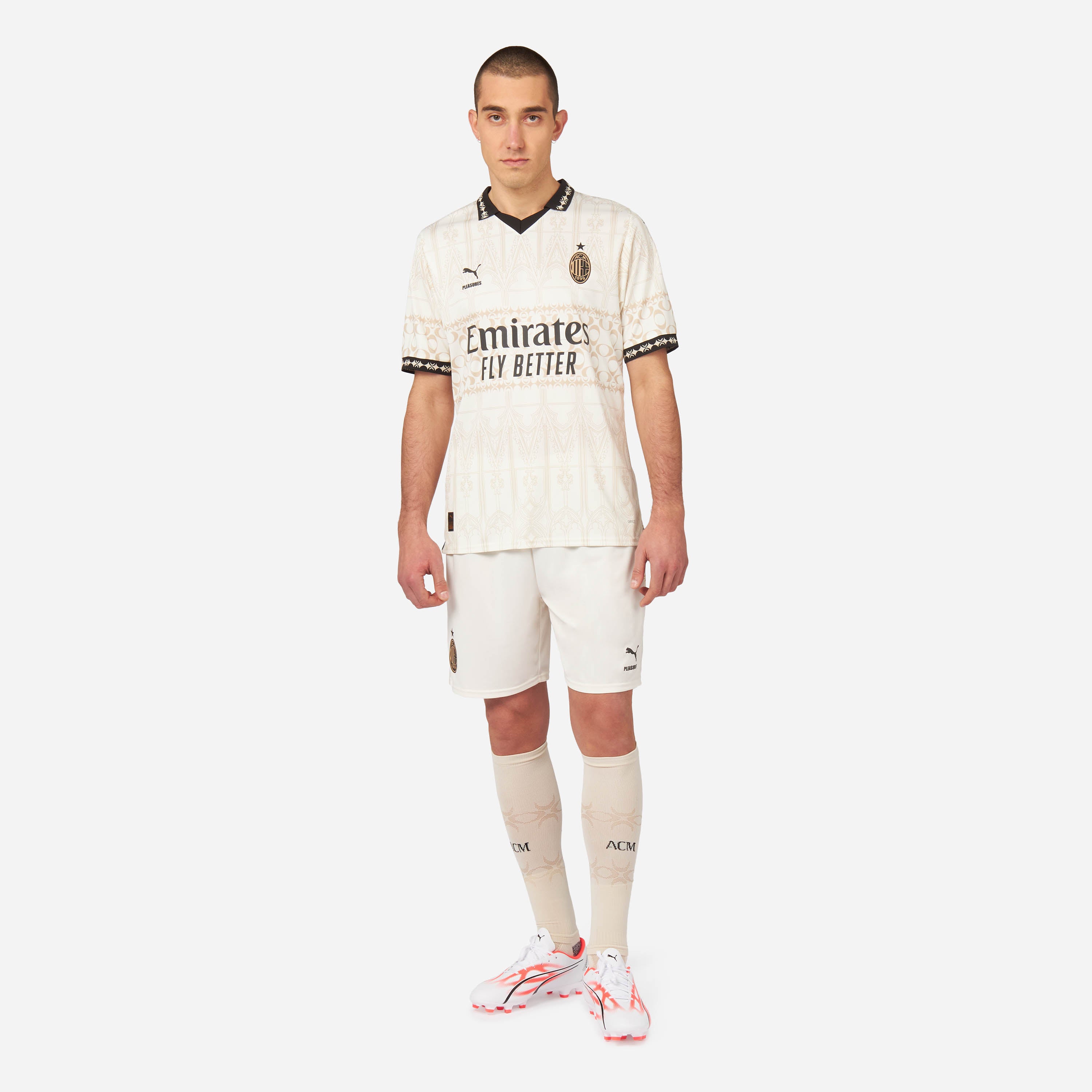 SHORTS AC Milan x Pleasures 2023/24 – Light version