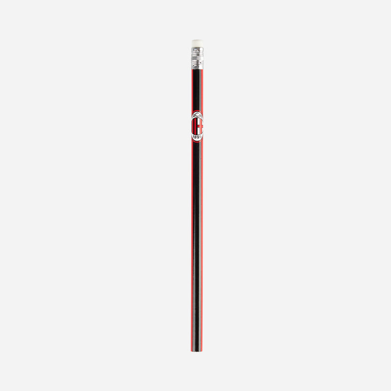 MILAN RED AND BLACK PENCIL WITH LOGO