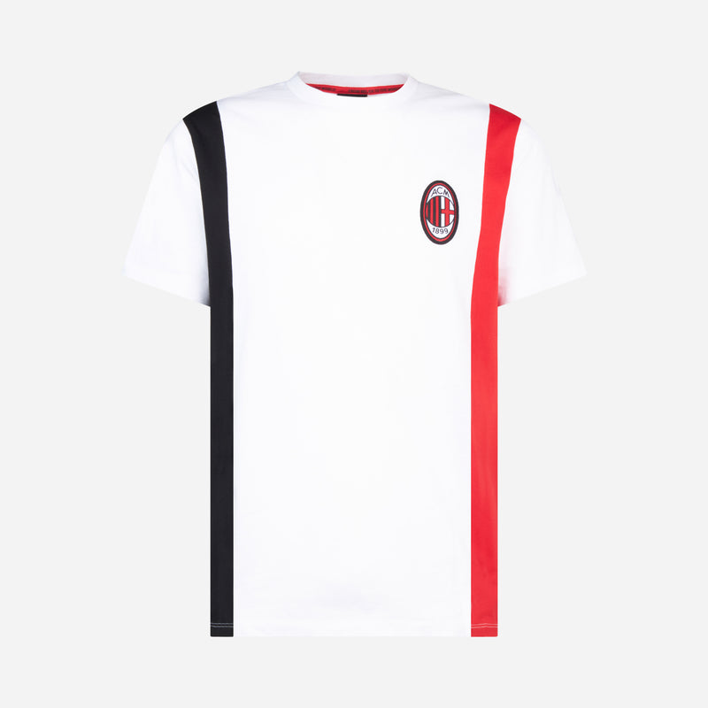 AC MILAN T-SHIRT WITH RED&BLACK DETAILS
