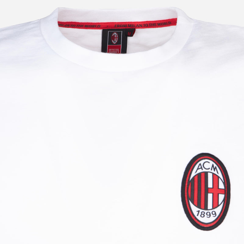 T-SHIRT MILAN CON DETTAGLI ROSSI E NERI