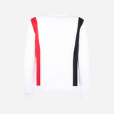 AC MILAN WHITE CREWNECK WITH RED & BLACK DETAILS