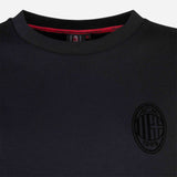 AC MILAN WOMENS CREW NECK HOODIE WITH VELVET DETAIL