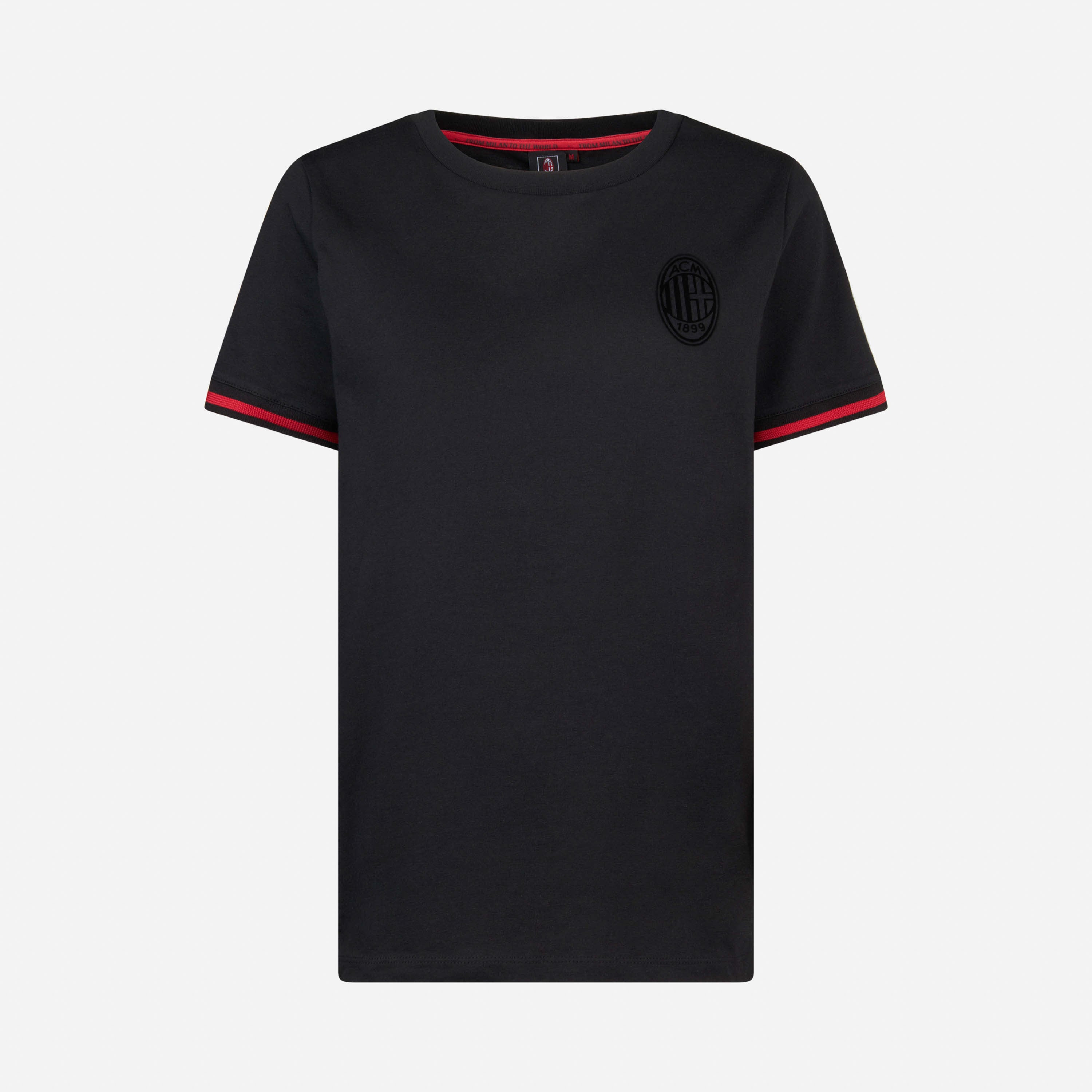 AC MILAN WOMEN'S T-SHIRT WITH VELVET DETAIL | AC Milan Store