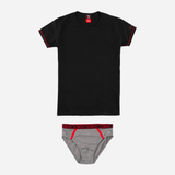 AC MILAN KIDS SET T-SHIRT AND SLIP