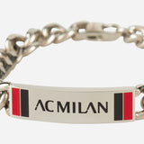 BRACCIALE MILAN IN ACCIAIO 316L CON SMALTO