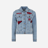 AC MILAN WOMAN DENIM JACKET URBAN COLLECTION