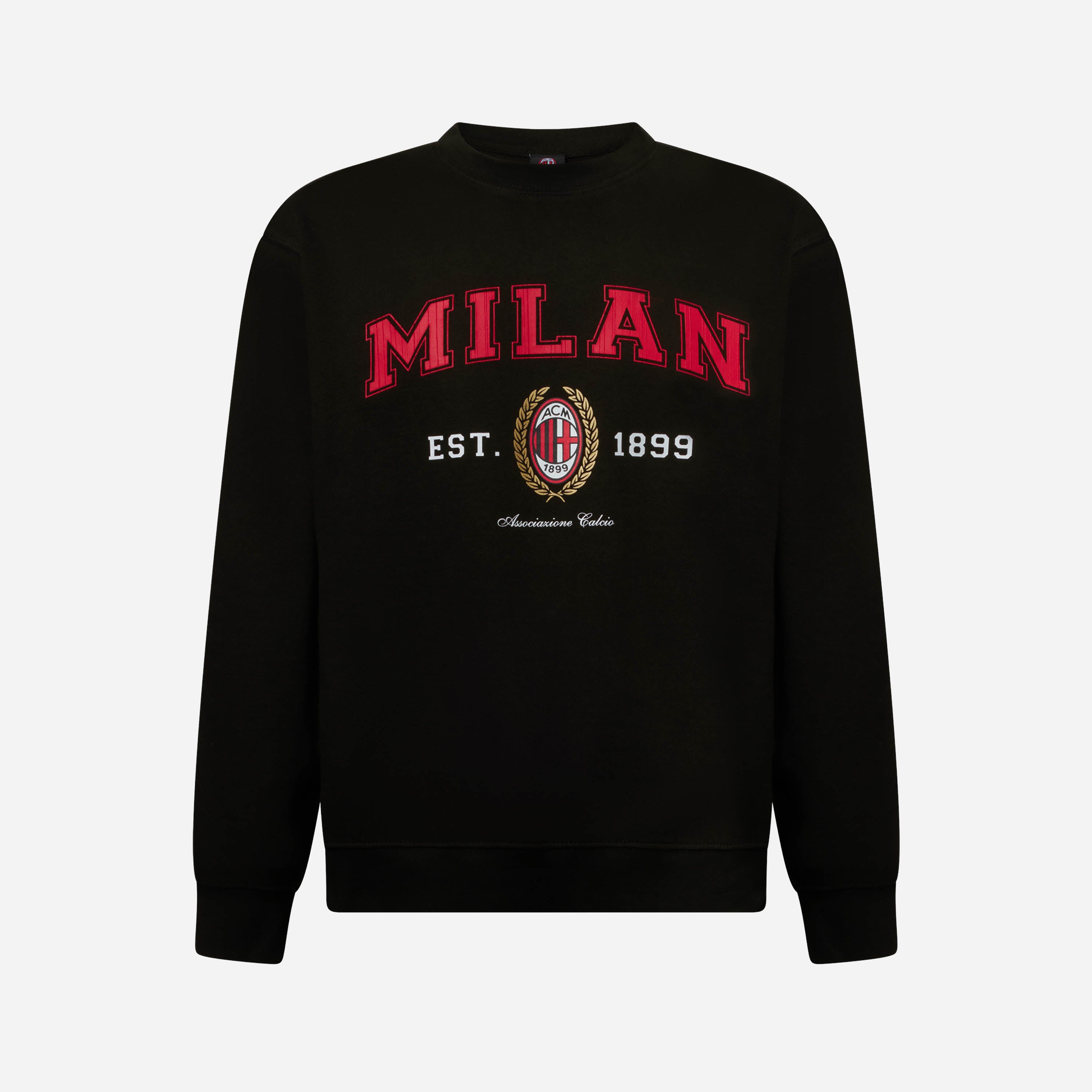 AC MILAN COLLEGE COLLECTION CREW NECK HOODIE | AC Milan Store