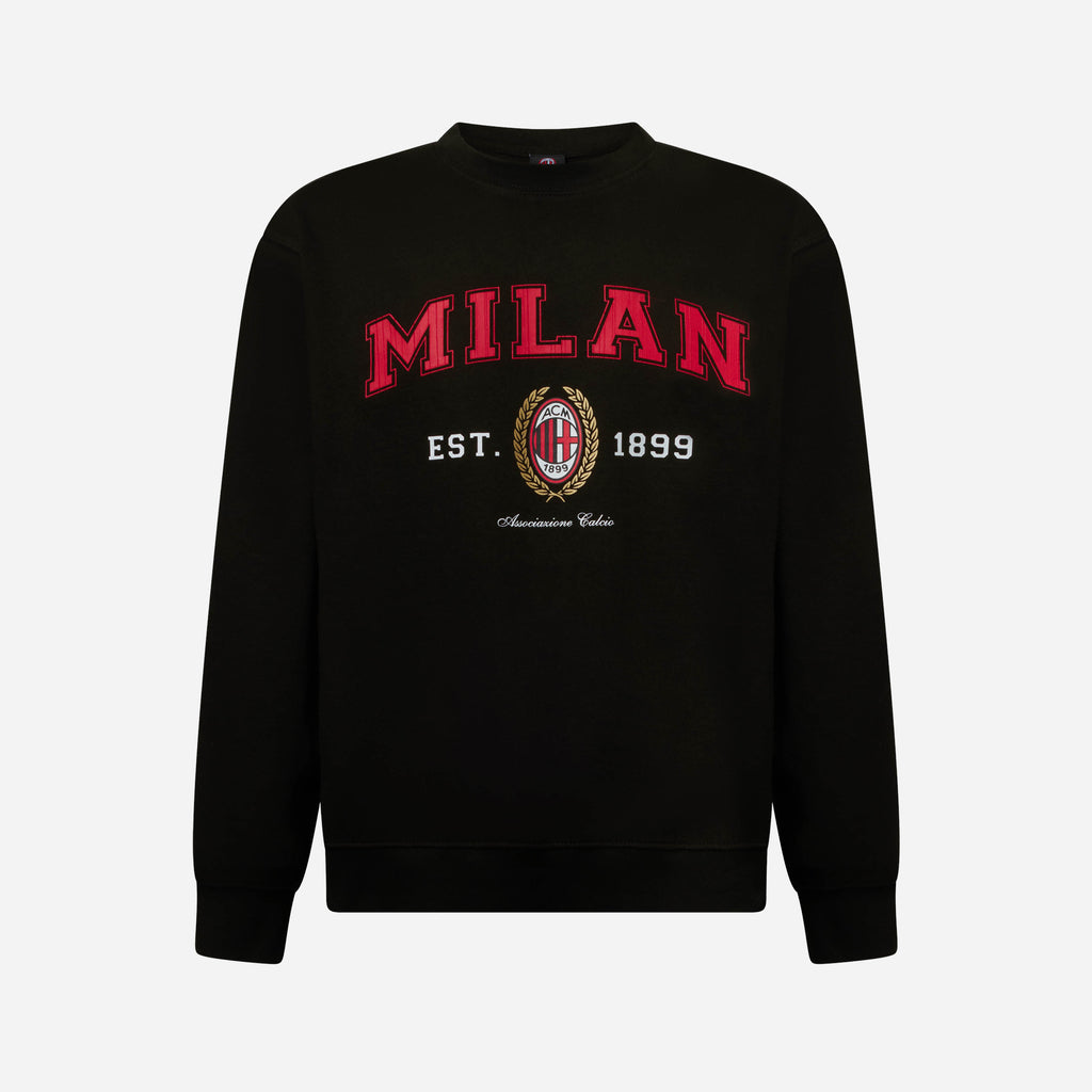 Milano Crewneck Sweatshirt (Black) — Milano Coffee