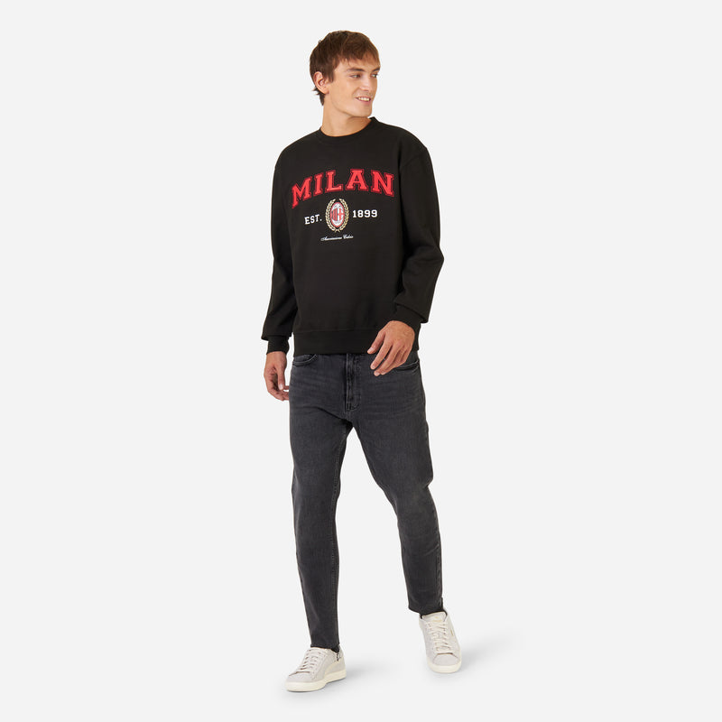 AC MILAN COLLEGE COLLECTION CREW NECK HOODIE