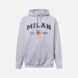 AC MILAN GREY HOODIE COLLEGE COLLECTION