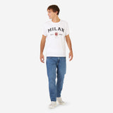 AC MILAN WHITE T-SHIRT COLLEGE COLLECTION