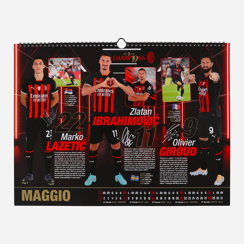 CALENDARIO MILAN 2023 AC Milan Store