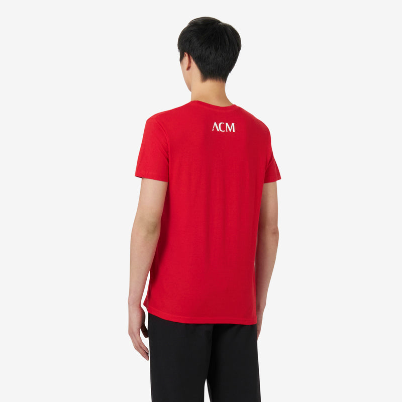 FROM MILAN TO THE WORLD RED T-SHIRT