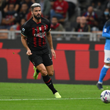 Matchworn Jersey HOME Giroud  - AC Milan vs Napoli