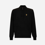 AC MILAN Gold Essential Quarter Zip Sweater