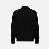 AC MILAN TURTLENECK PULLOVER WITH FRONT ZIPPER GOLD ESSENTIAL COLLECTION