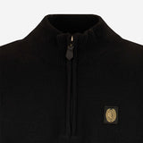AC MILAN TURTLENECK PULLOVER WITH FRONT ZIPPER GOLD ESSENTIAL COLLECTION