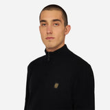 AC MILAN TURTLENECK PULLOVER WITH FRONT ZIPPER GOLD ESSENTIAL COLLECTION