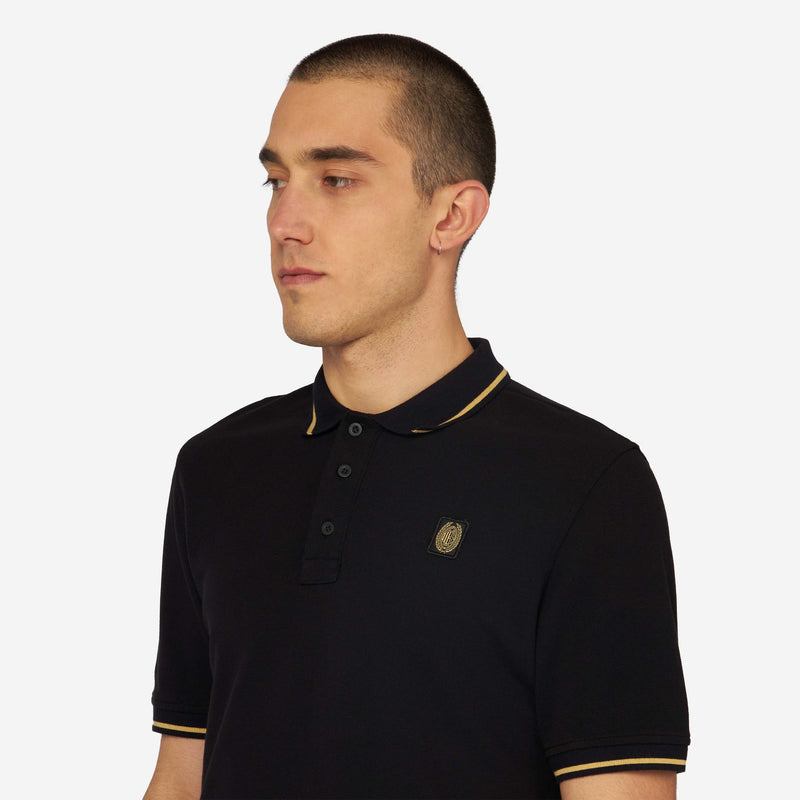 AC MILAN GOLD ESSENTIAL COLLECTION SHORT-SLEEVED POLO SHIRT