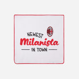 AC MILAN NEWBORN WHITE BLANKET MILANISTA COLLECTION