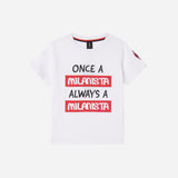 AC MILAN KIDS WHITE TSHIRT MILANISTA COLLECTION