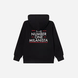 AC MILAN KIDS BLACK HOODIE MILANISTA COLLECTION