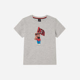 AC MILAN KIDS GREY TSHIRT TEDDY COLLECTION