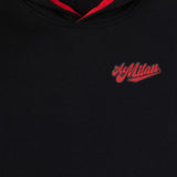 AC MILAN KIDS BLACK HOODIE TEDDY COLLECTION