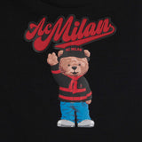 FELPA MILAN BAMBINO NERA TEDDY COLLECTION