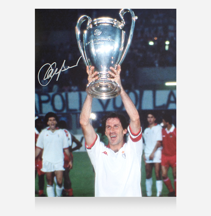 Franco Baresi Official AC Milan Picture Signed and Framed