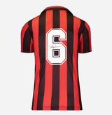 Franco Baresi AC Milan Back Signed and Framed Home Shirt 1988