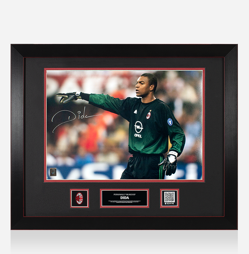 Dida Official AC Milan Picture Signed and Framed