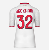 Beckham AC Milan Back Signed and Framed Home Shirt 2009-10
