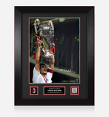 Maldini Official AC Milan Picture Signed and Framed UCL