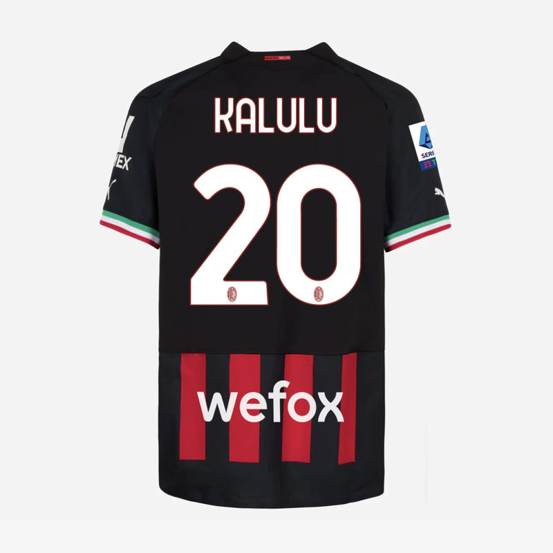 Matchworn Jersey HOME Kalulu  - Sampdoria vs AC Milan