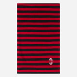 AC MILAN STRIPED CASHMERE SCARF MADE IN ITALY