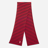 AC MILAN STRIPED CASHMERE SCARF MADE IN ITALY