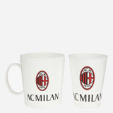 SET OF MILAN MUG AND CUP WITH LOGO