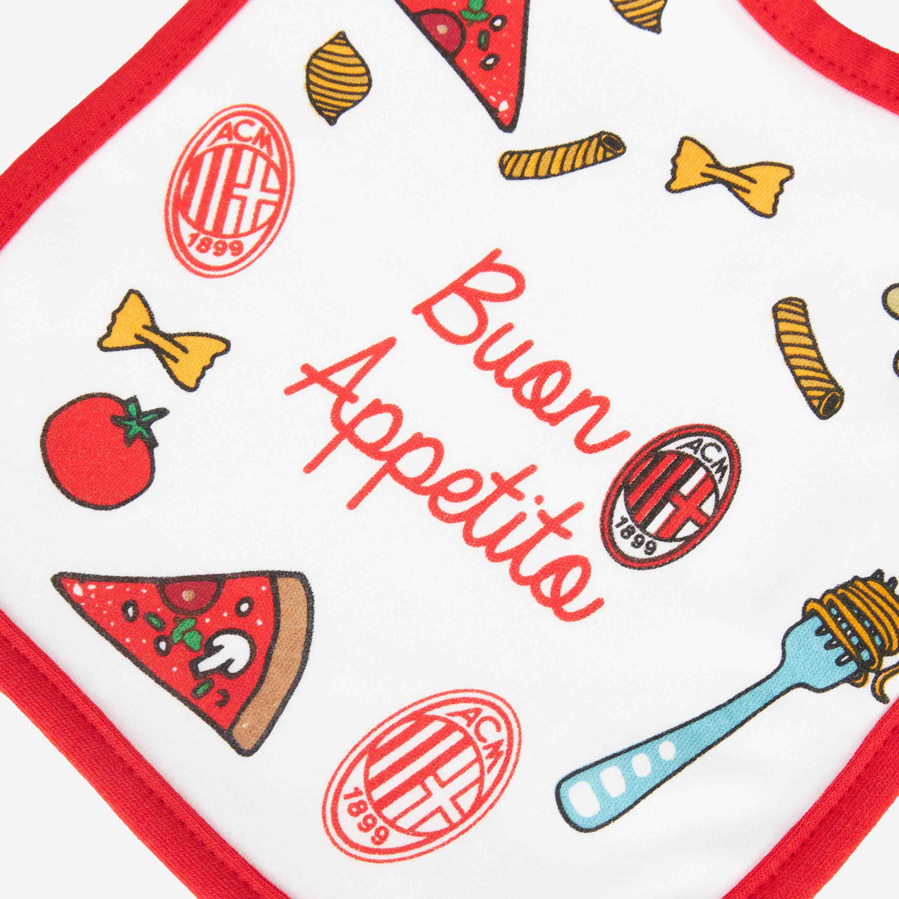 AC MILAN BABY BIB "BUON APPETITO"