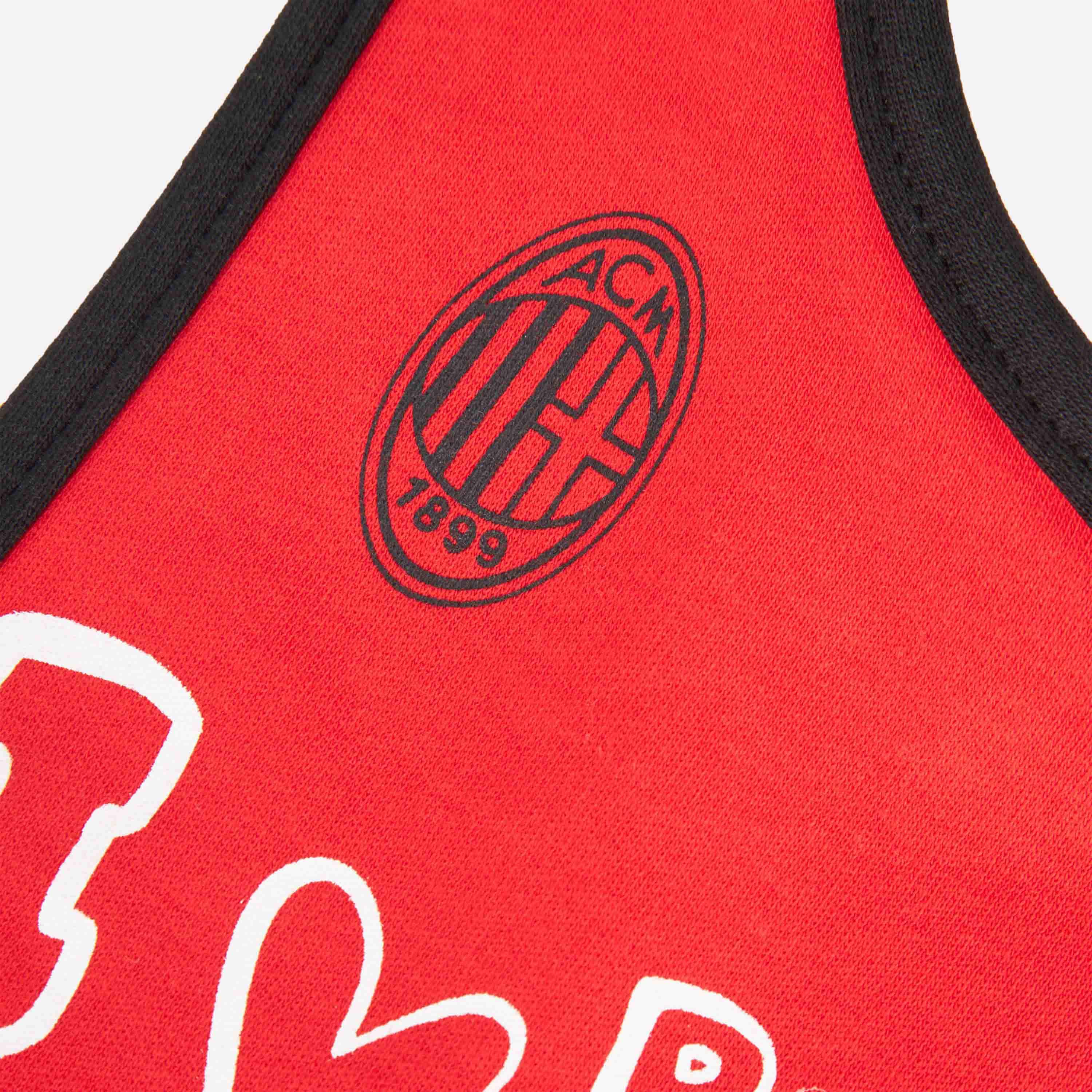 I LOVE AC MILAN BABY BIB