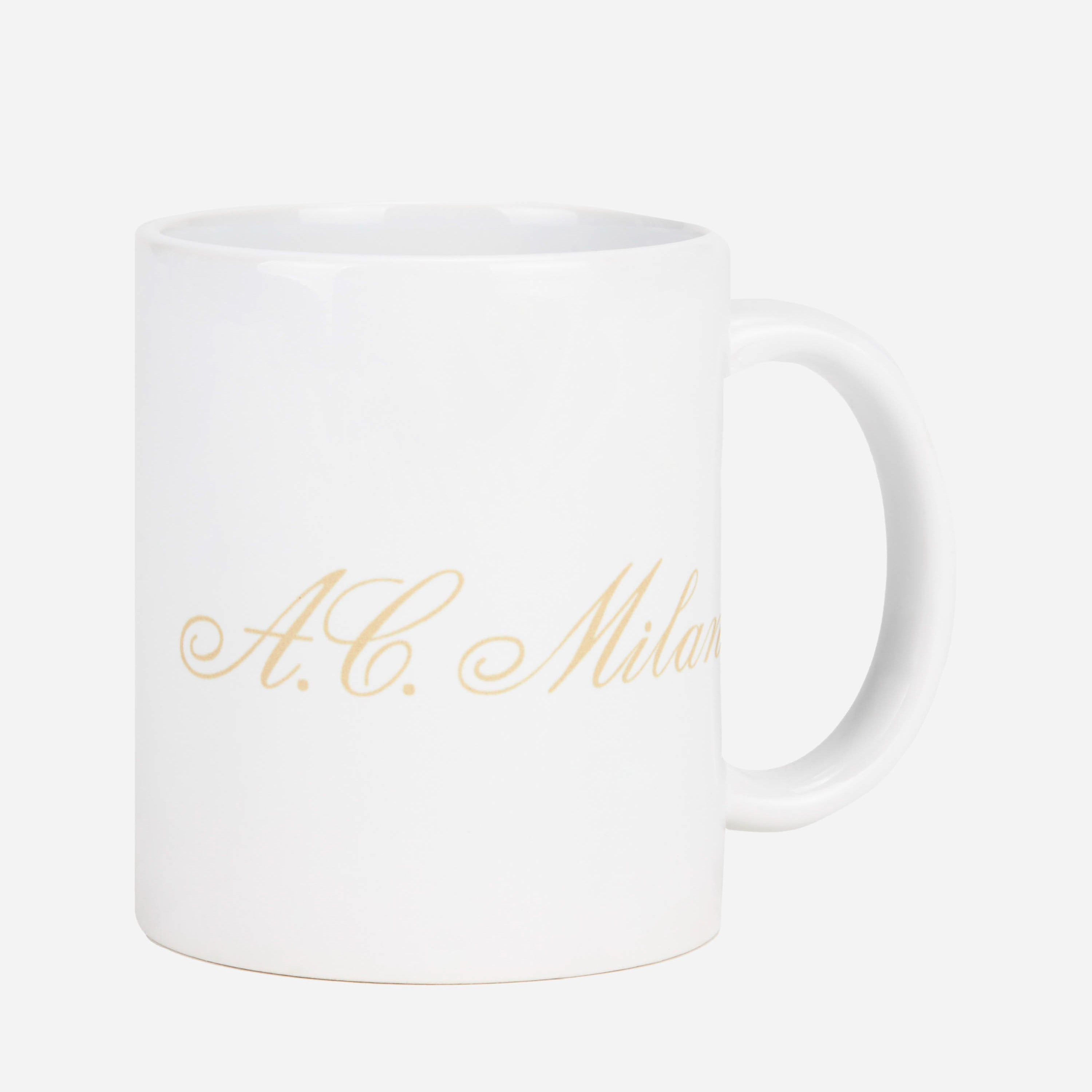 AC MILAN MUG WITH LOGO AND GOLD DETAILS