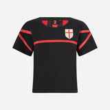 MILAN WOMEN’S’ T-SHIRT WITH AC MILAN ESCUTCHEON AND STRIPES