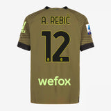 Matchworn Jersey THIRD Rebić  - AC Milan vs Monza