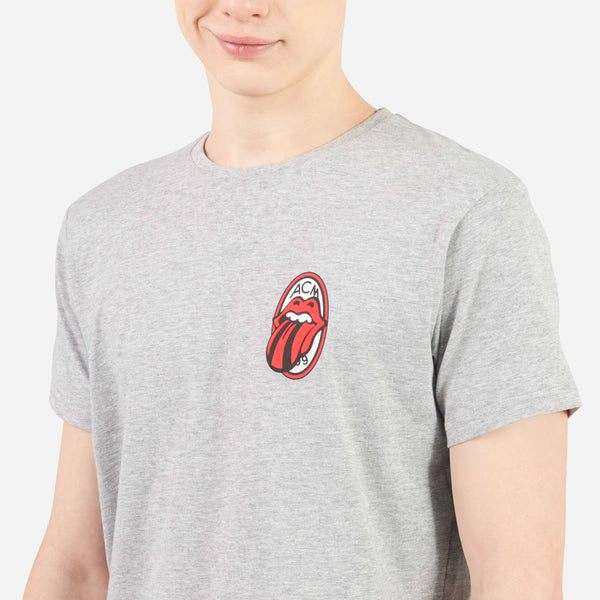 MILAN X THE ROLLING STONES T-SHIRT WITH EMBROIDER AND PRINT